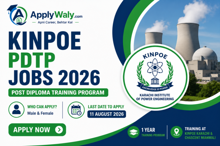KINPOE Jobs 2026 PDTP Post Diploma Training Program Apply Online