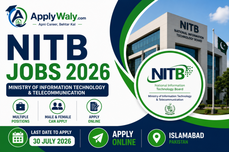 NITB Jobs 2026 Apply Online | Ministry of Information Technology & Telecommunication