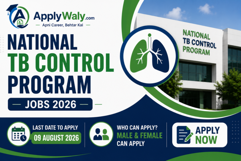 National TB Control Program Jobs 2026 Apply Online