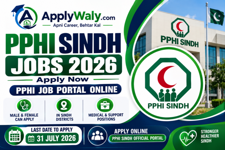PPHI Sindh Jobs 2026 Apply Online | PPHI Job Portal