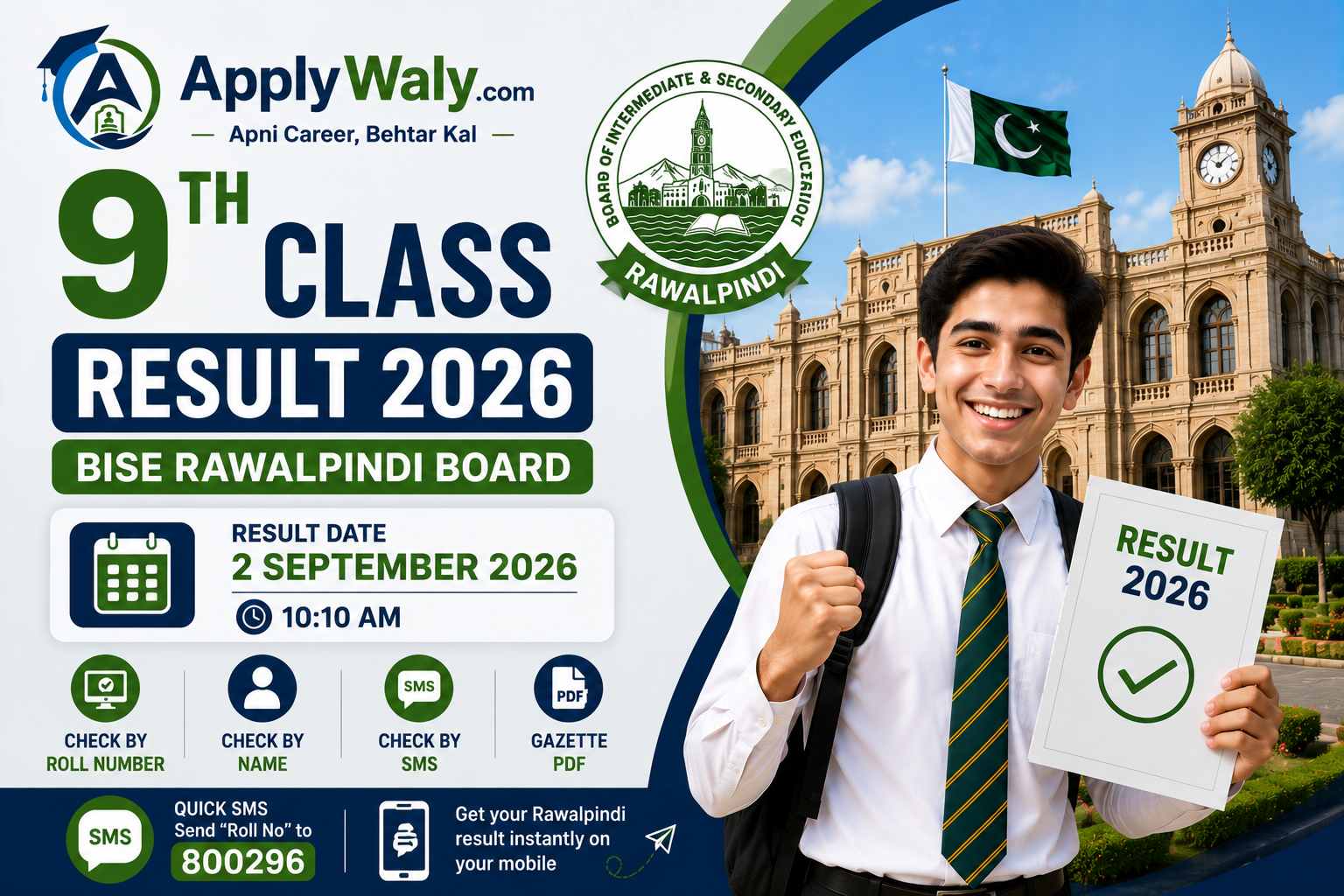 Rawalpindi Board 9th Class Result 2026