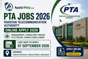 Apply PTA Jobs 2026 Online at pta.gov.pk