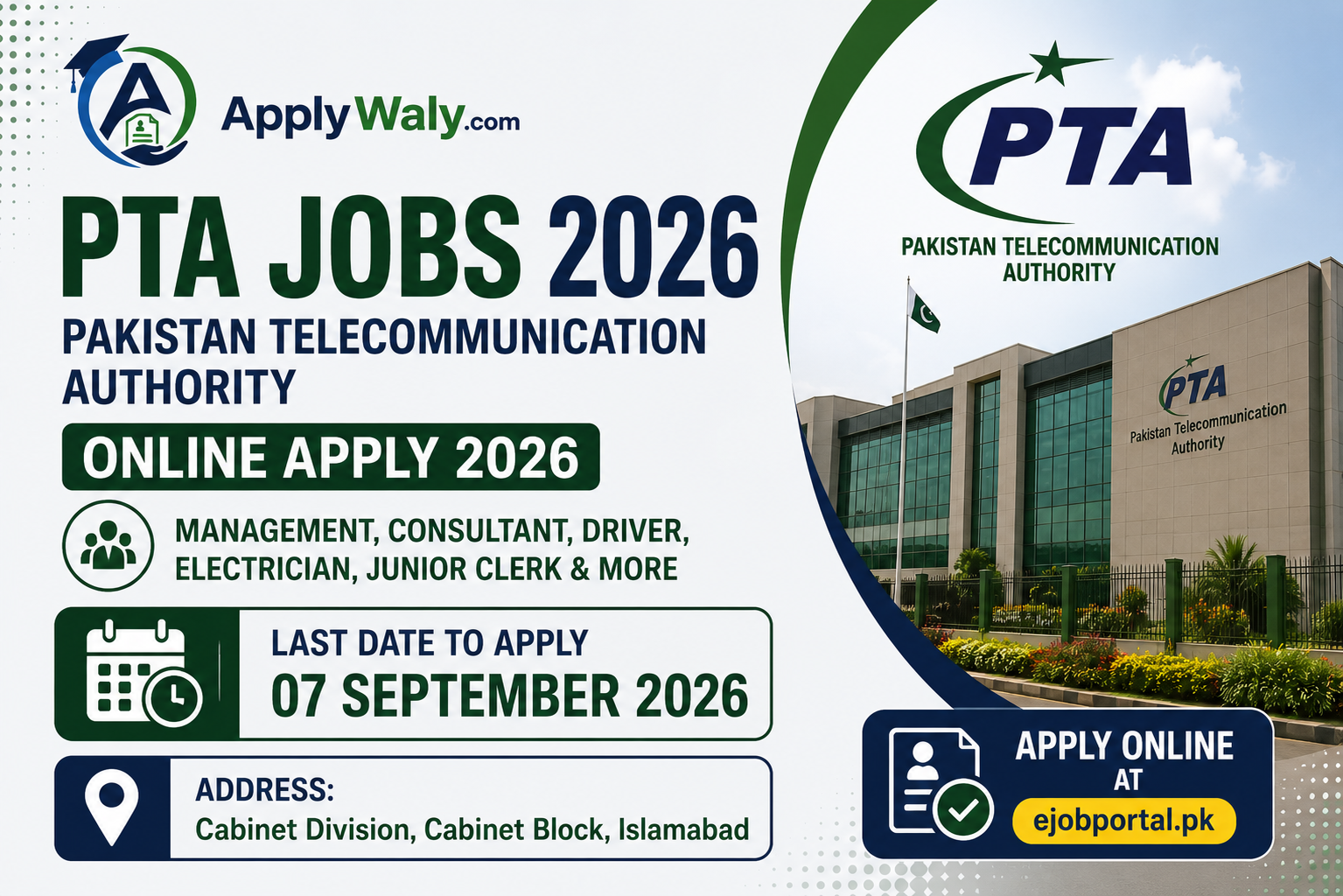 Apply PTA Jobs 2026 Online