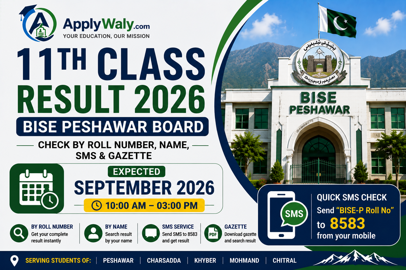 BISE Peshawar 11th Class Result 2026