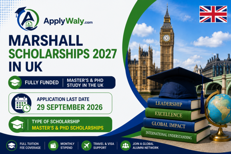 Marshall Scholarships 2027 in UK | Fully Funded Postgraduate Scholarship